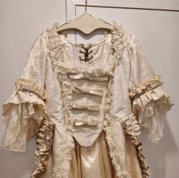 Burleska Marie Antoinette Costume Medieval Victorian lolita Wedding dress - Picture 13 of 16